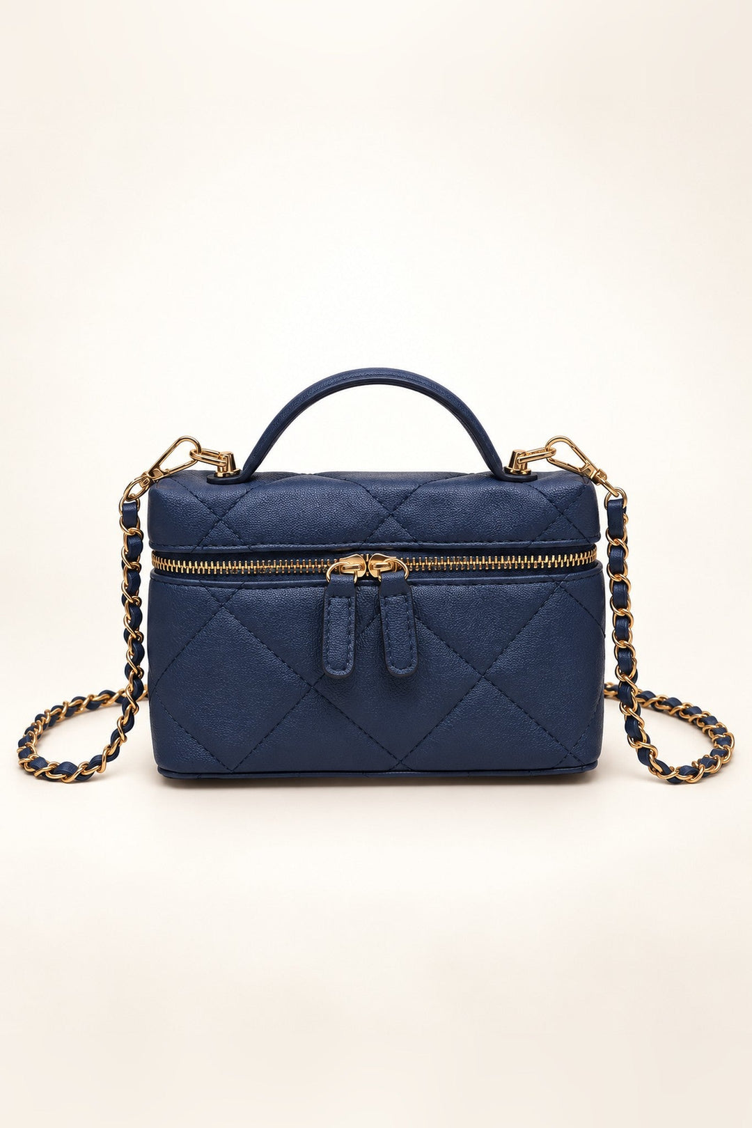 Navy Snow Quilted Crossbody - STYLED BY ALX COUTUREHandbags