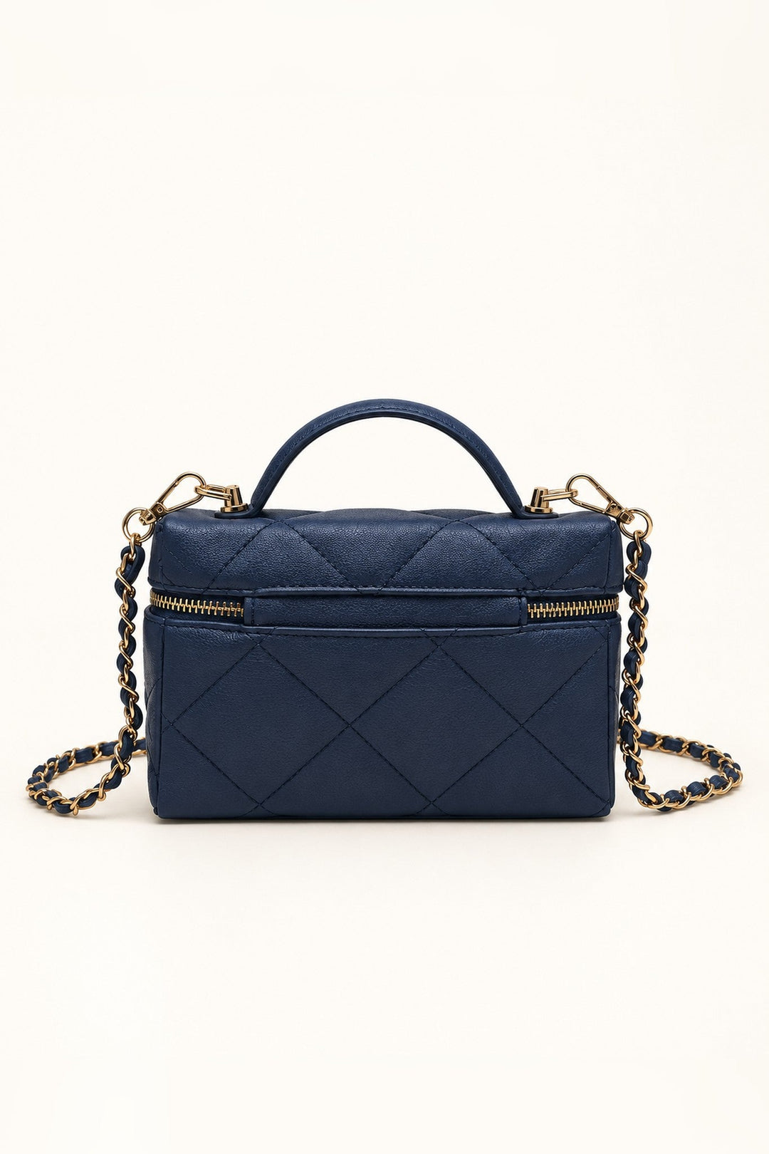 Navy Snow Quilted Crossbody - STYLED BY ALX COUTUREHandbags