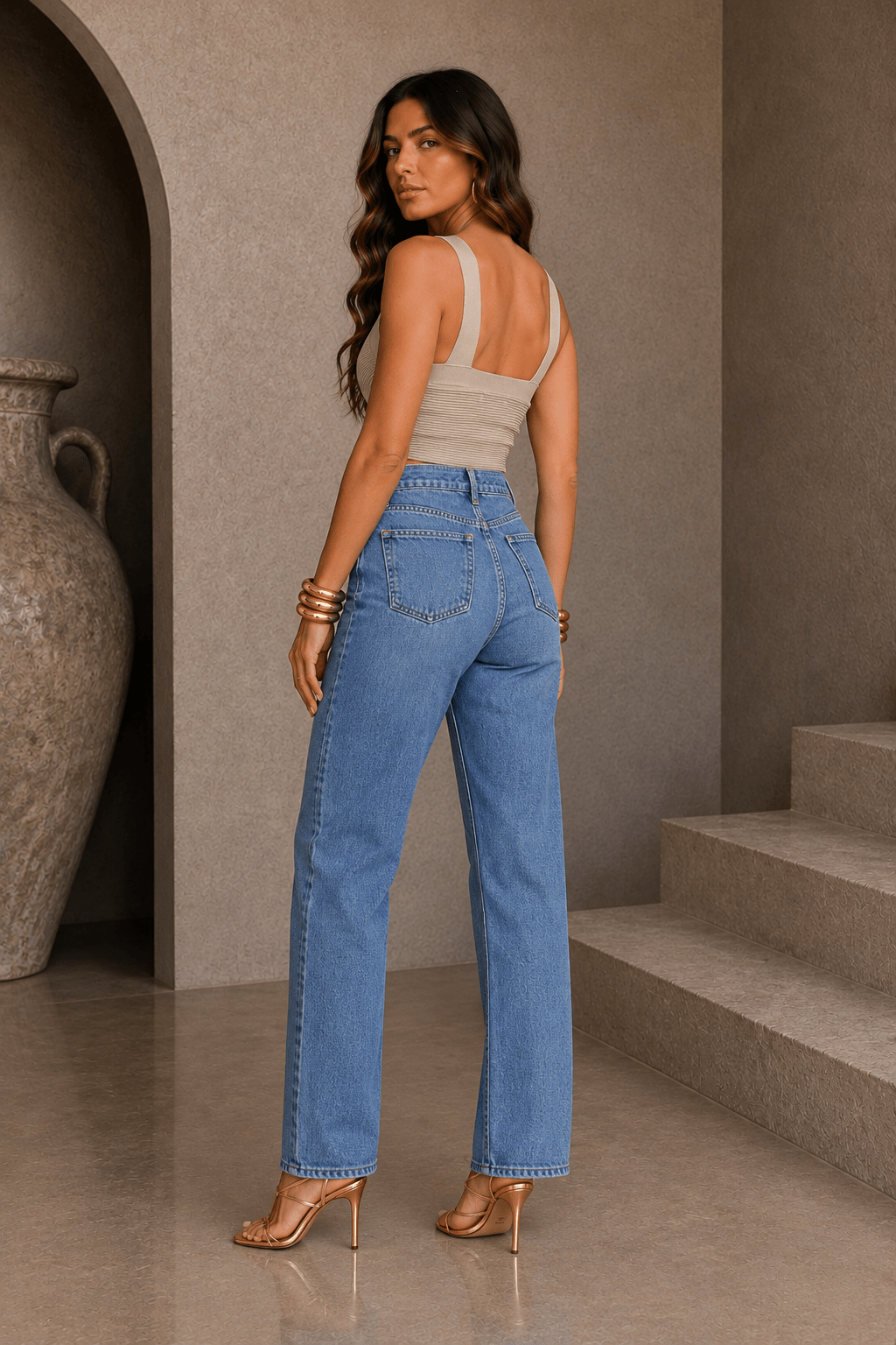 Oatmeal Beige Knit Crop Top - STYLED BY ALX COUTUREShirts &amp; Tops