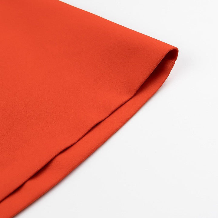 Orange Strapless Mini Dress - STYLED BY ALX COUTUREDresses