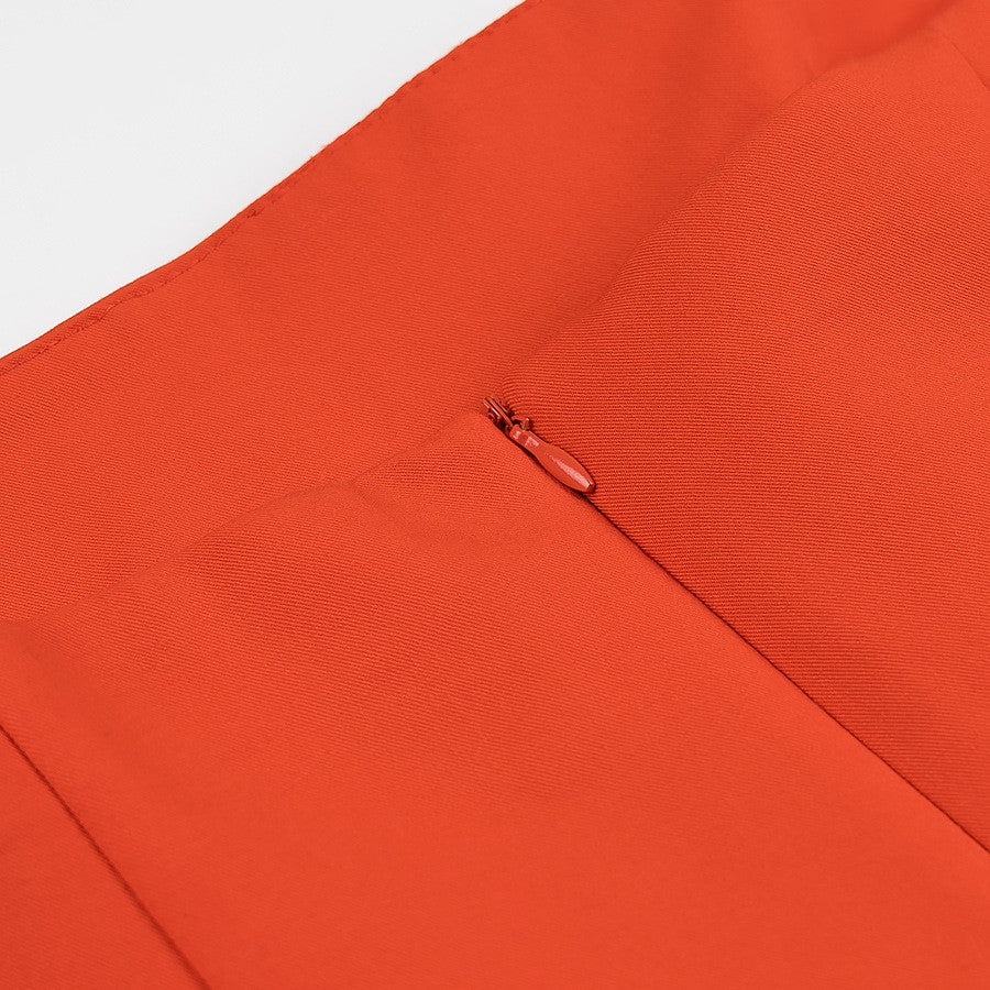 Orange Strapless Mini Dress - STYLED BY ALX COUTUREDresses