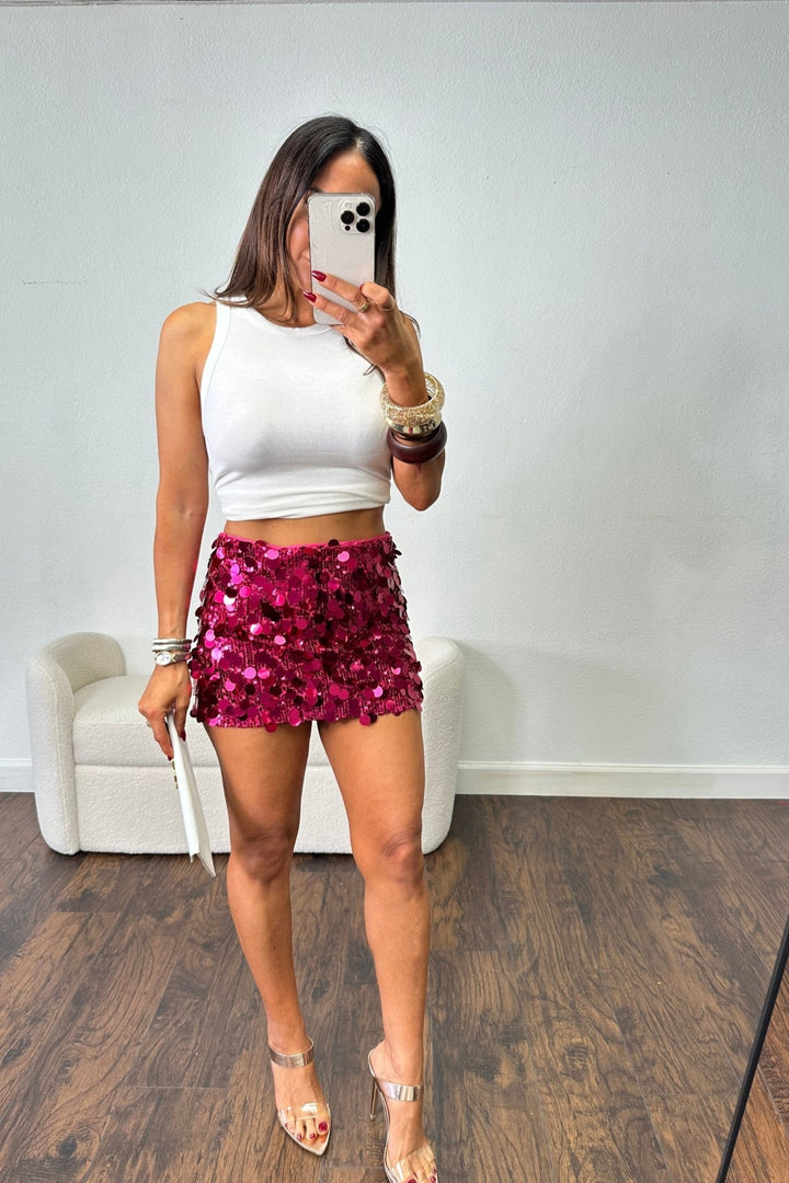 Pink Disco Skirt - STYLED BY ALX COUTURESkirts