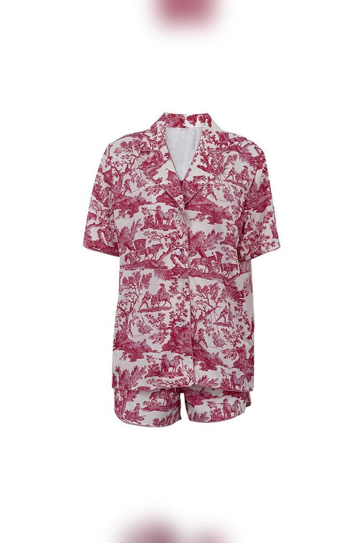 Pink Jungle Shorts Set - STYLED BY ALX COUTUREOutfit Sets