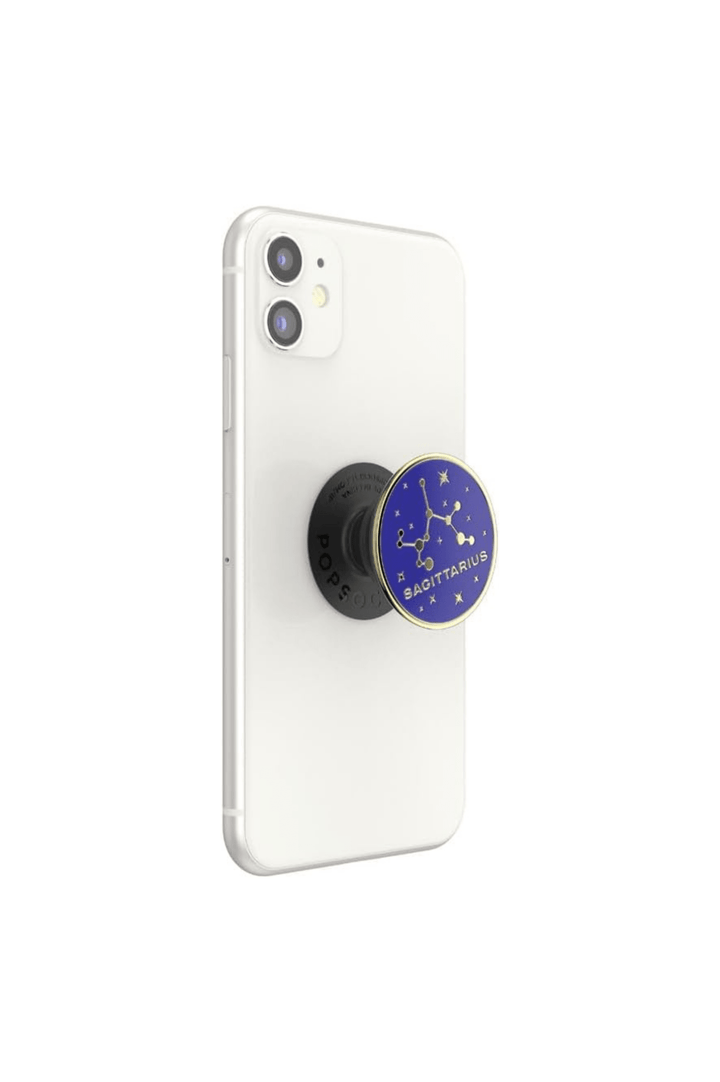 Purple &amp; Gold Sagittarus Phone Grip - STYLED BY ALX COUTUREACCESSORIES