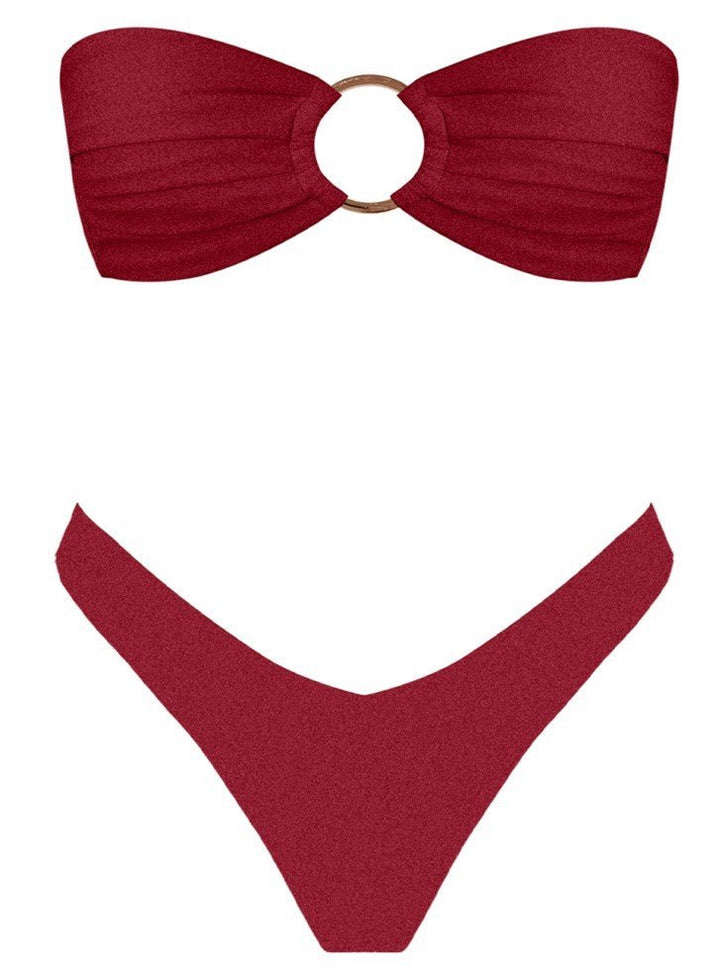 Red Summertime Bikini Set - STYLED BY ALX COUTURESWIMWEAR