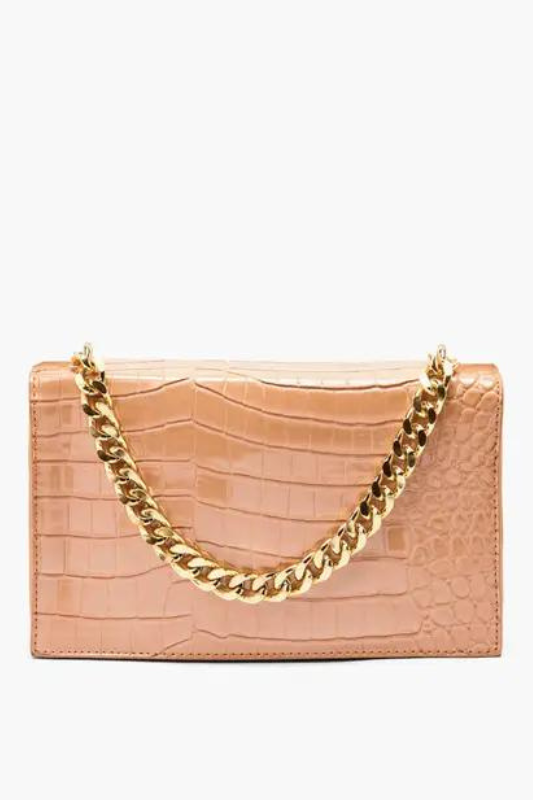 STYLED BY ALX COUTURE MIAMI BOUTIQUE Coral Athena Embossed Crossbody