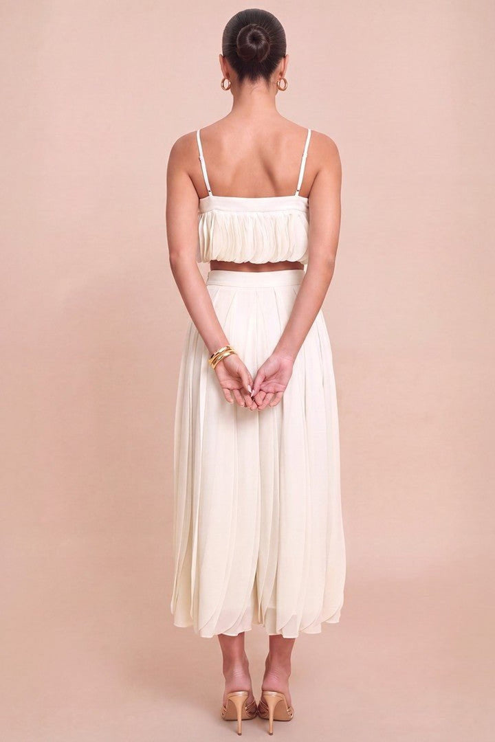 Sand Petal Layer Skirt Set - STYLED BY ALX COUTUREOutfit Sets