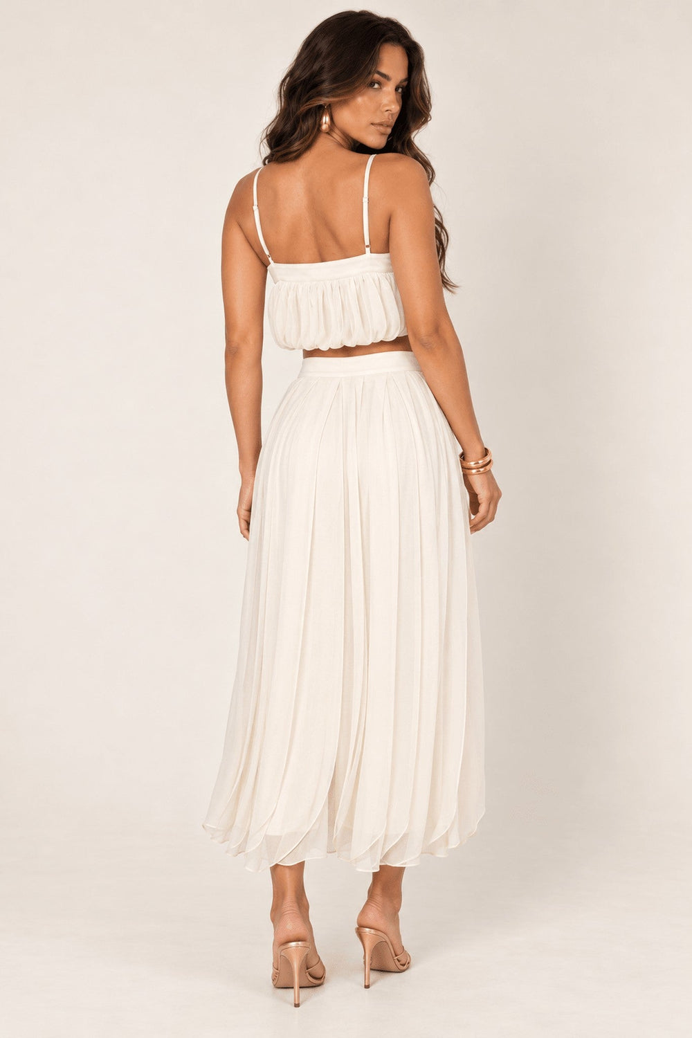 Sand Petal Layer Skirt Set - STYLED BY ALX COUTUREOutfit Sets