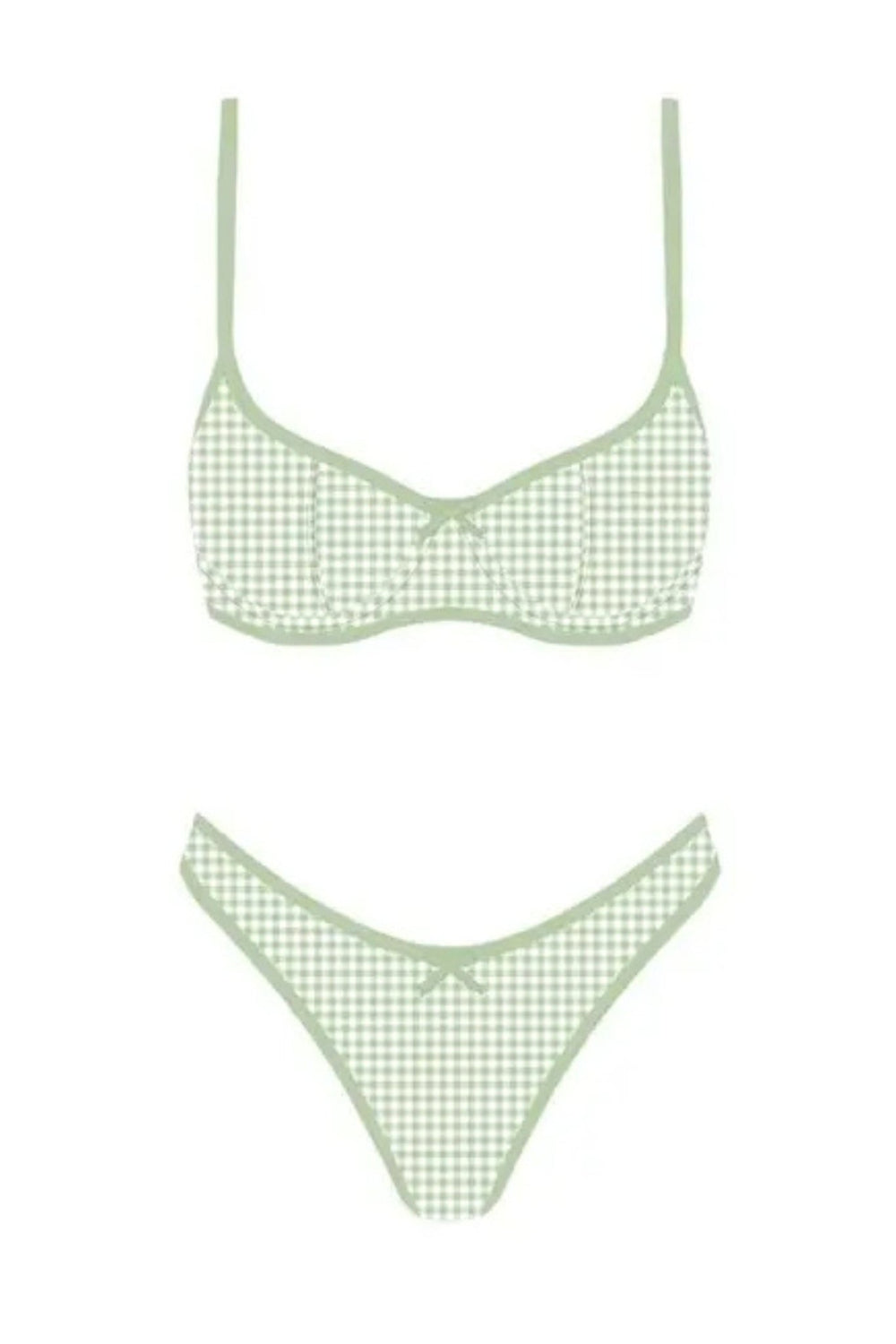 Seaside Picnic Bikini Set - STYLED BY ALX COUTURESWIMWEAR
