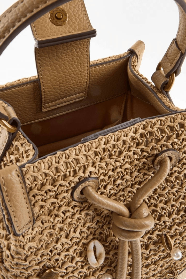 Steve Madden Shell Beaded Bucket Bag - STYLED BY ALX COUTUREhandbags