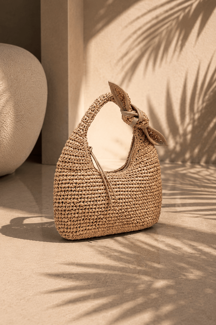 Straw Bow Bag - STYLED BY ALX COUTURE