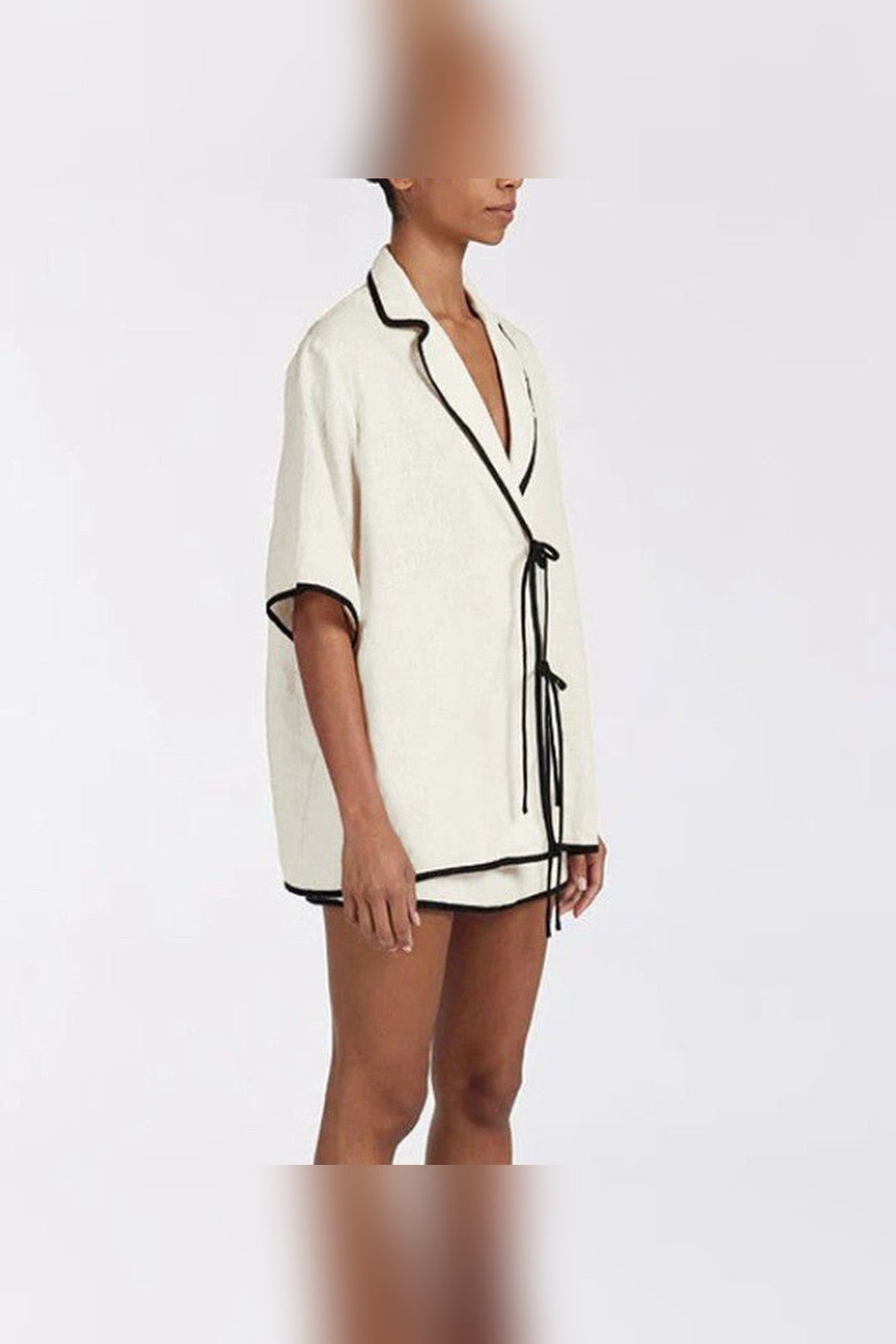 White Black Skirt Set - STYLED BY ALX COUTUREOutfit Sets