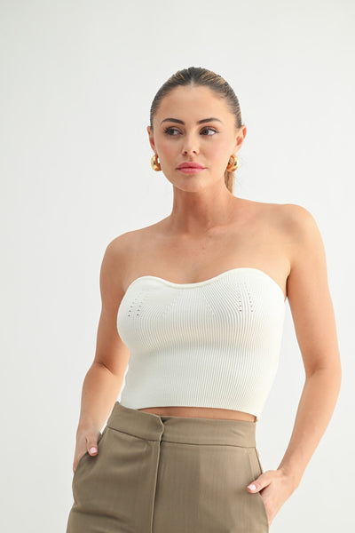 white-strapless-ribbed-knit-