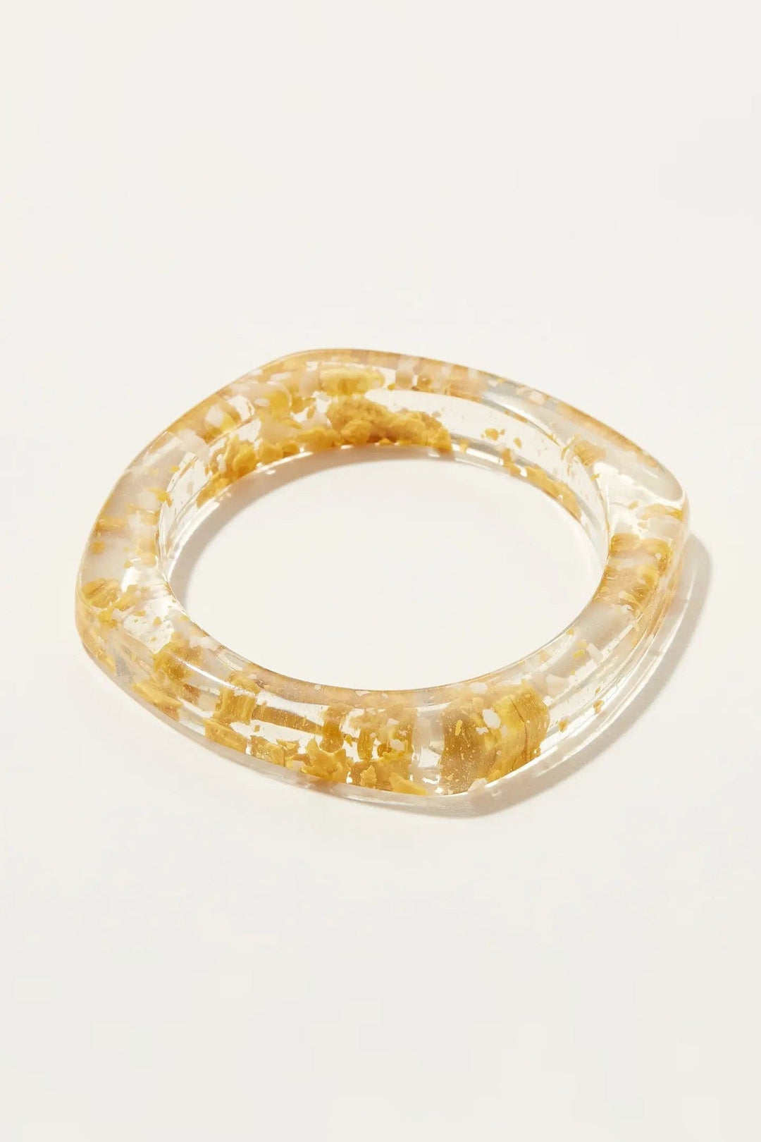 Yellow Powder Square Bangle - STYLED BY ALX COUTUREJewelry