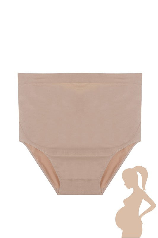 STYLED BY ALX COUTURE MIAMI BOUTIQUE Beige Maternity Seamless Panty