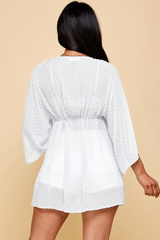 Short Kimono Duster Cover-up
