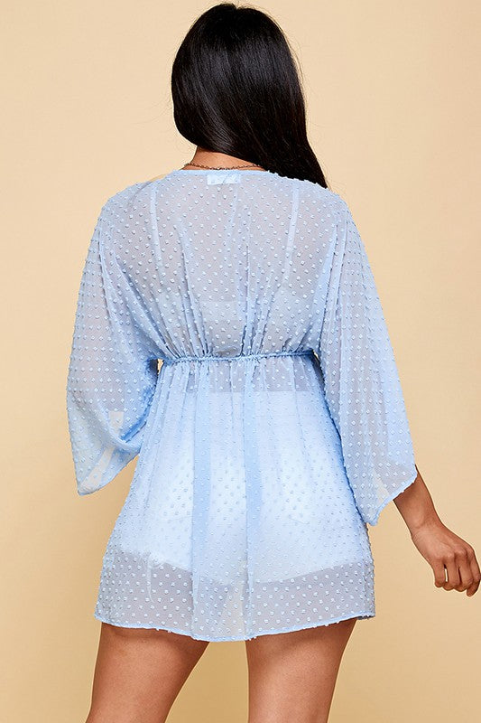 Short Kimono Duster Cover-up