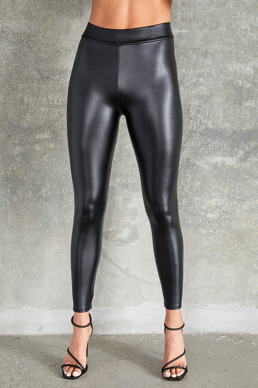 Black PU High Leggings – STYLED BY COUTURE