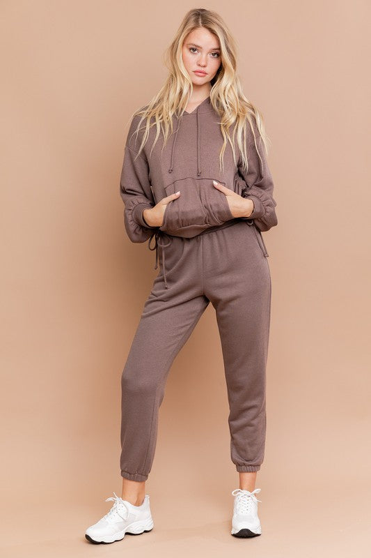 STYLED BY ALX COUTURE MIAMI BOUTIQUE WOMENS SWEATPANTS MOCHA Mocha Sweatpants