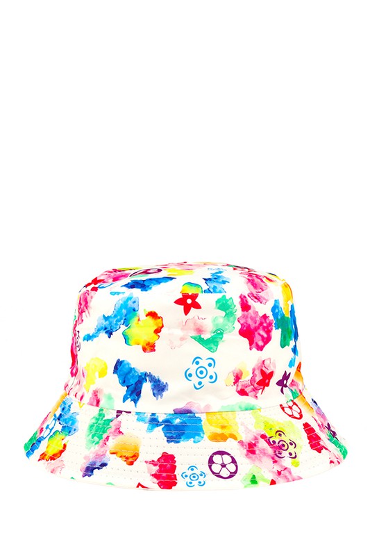 Pattern Colorful Print Bucket Hat