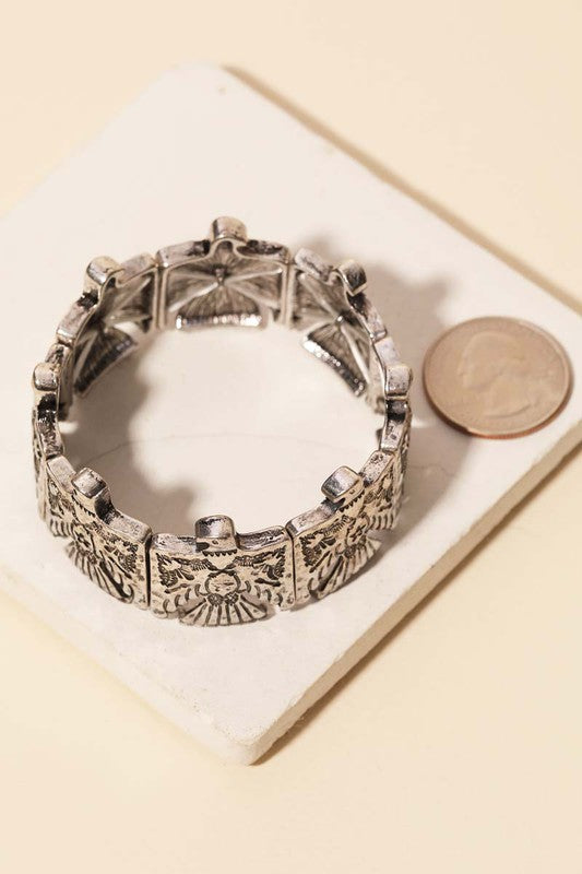 STYLED BY ALX COUTURE MIAMI BOUTIQUE Antique Western Eagle Bracelet