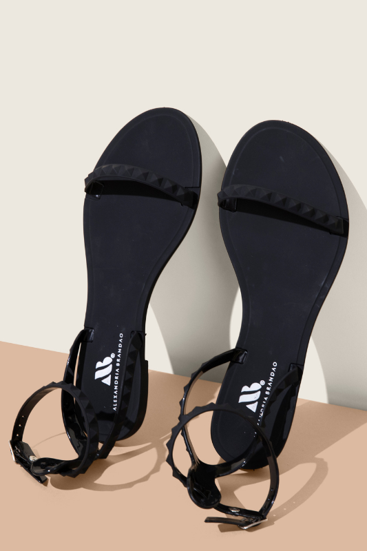 Women's Aria Matte Black Jelly Sandals