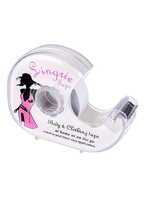 Lingerie Tape is used to secure any openings and gaps. Sticks loose clothing onto skin. 