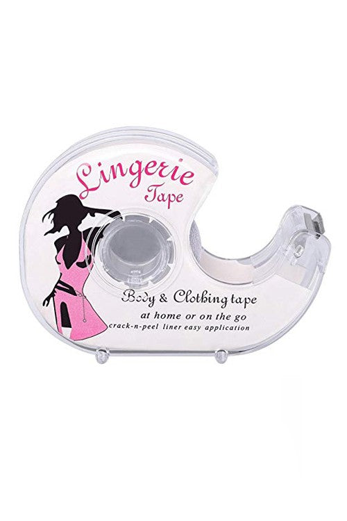 Lingerie Tape is used to secure any openings and gaps. Sticks loose clothing onto skin. 
