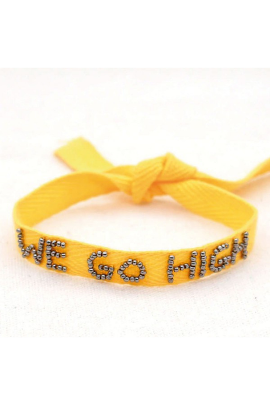STYLED BY ALX COUTURE MIAMI BOUTIQUE ACCESSORIES BRACELET YELLOW Yellow We Go High Bracelet 