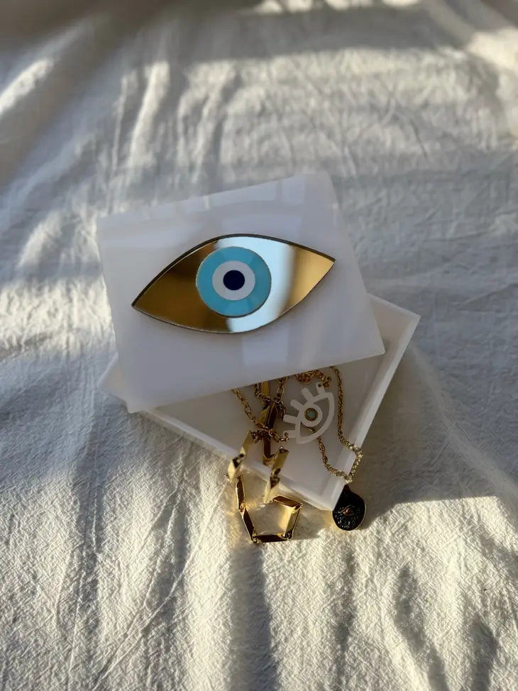 STYLED BY ALX COUTURE MIAMI BOUTIQUE Evil Eye Jewelry Box Plexiglass