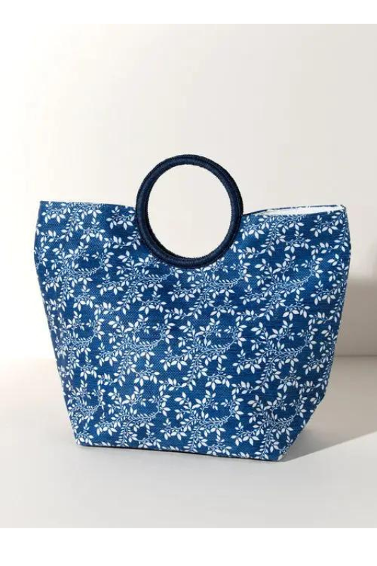 STYLED BY ALX COUTURE MIAMI BOUTIQUE Blue Florentina Tote
