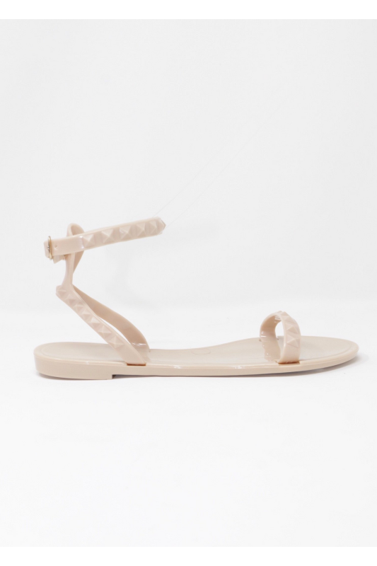 STYLED BY ALX COUTURE MIAMI BOUTIQUE Kid's Aria Nude Sandals