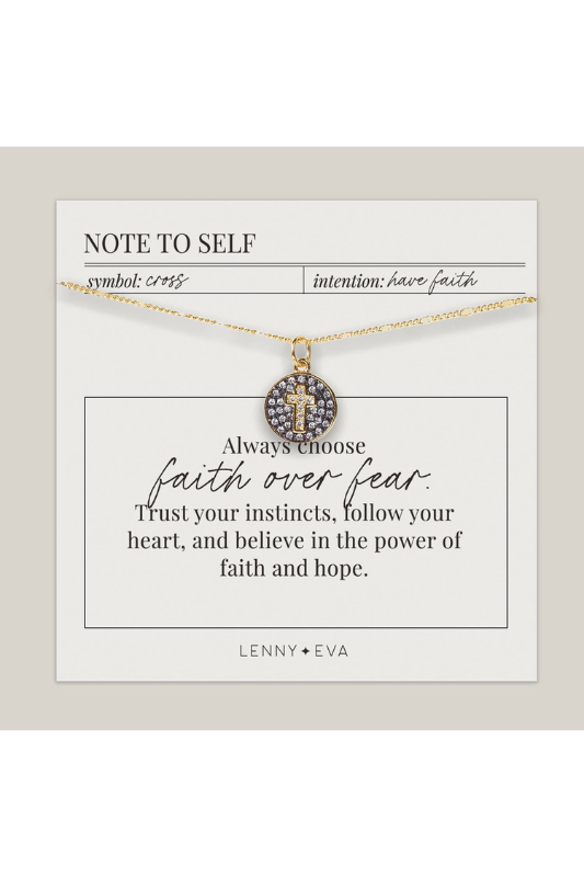 Intentions Necklace-Cross